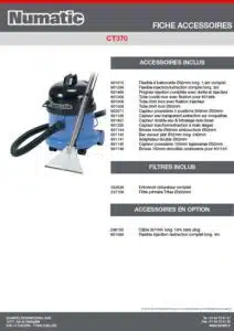 Fiche Accessoires CT370