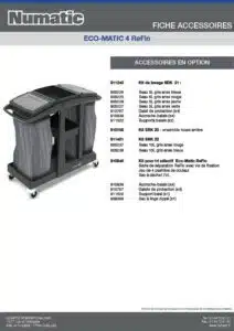 Fiche Accessoires ECO MATIC 4 ReFlo