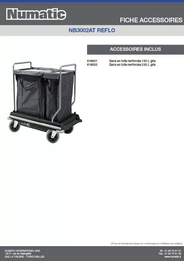 Fiche Accessoires NB3002AT REFLO