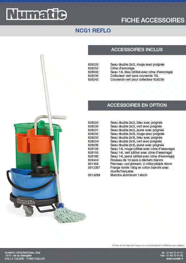 Fiche Accessoires NCG1 REFLO