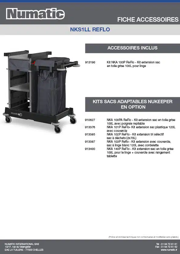 Fiche Accessoires NKS1LL REFLO