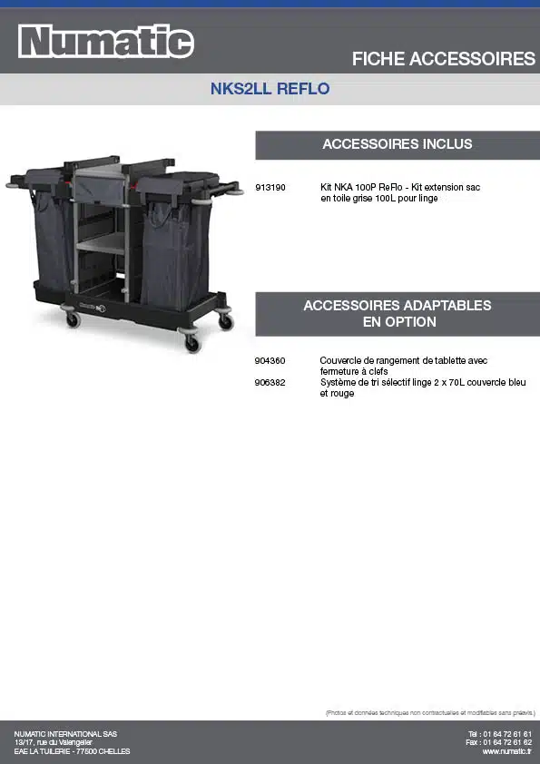 Fiche Accessoires NKS2LL REFLO