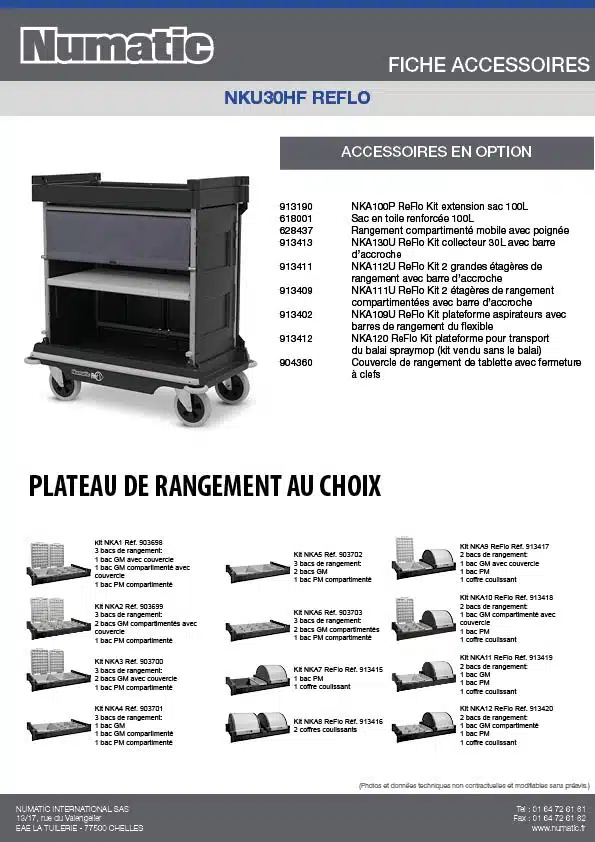 Fiche Accessoires NKU30HF REFLO 1