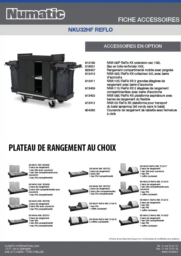 Fiche Accessoires NKU32HF REFLO 1