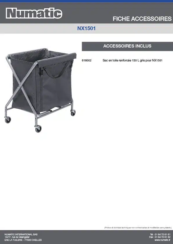 Fiche Accessoires NX1501