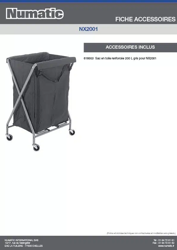 Fiche Accessoires NX2001