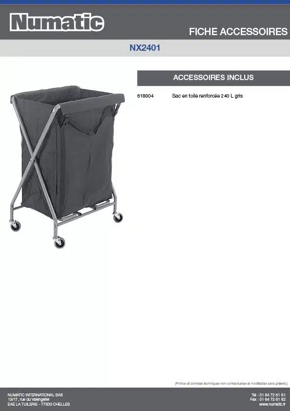 Fiche Accessoires NX2401