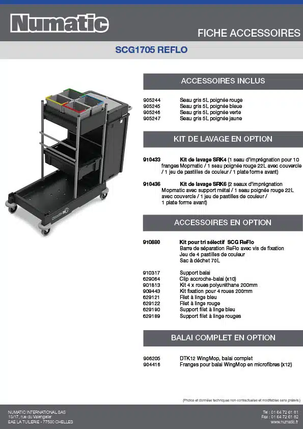 Fiche Accessoires SCG1705 REFLO