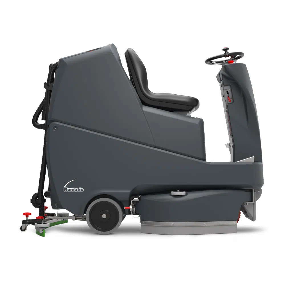 TRL720 NX1K Battery Powered Ride On Scrubber Dryer Side