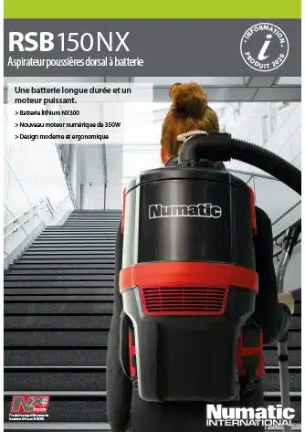 brochure presentation rsb150nx numatic