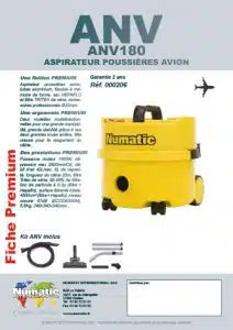 fiche premium anv180 numatic