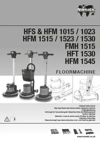 notice utilisation hfm1515 1523 1530 1015 1023 1545 hft1530 numatic