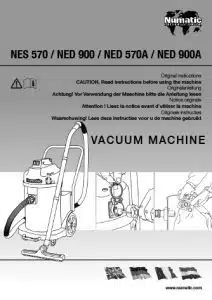 notice utilisation nes570 ned900 ned570a ned900a numatic