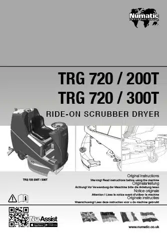 notice utilisation trg720 numatic